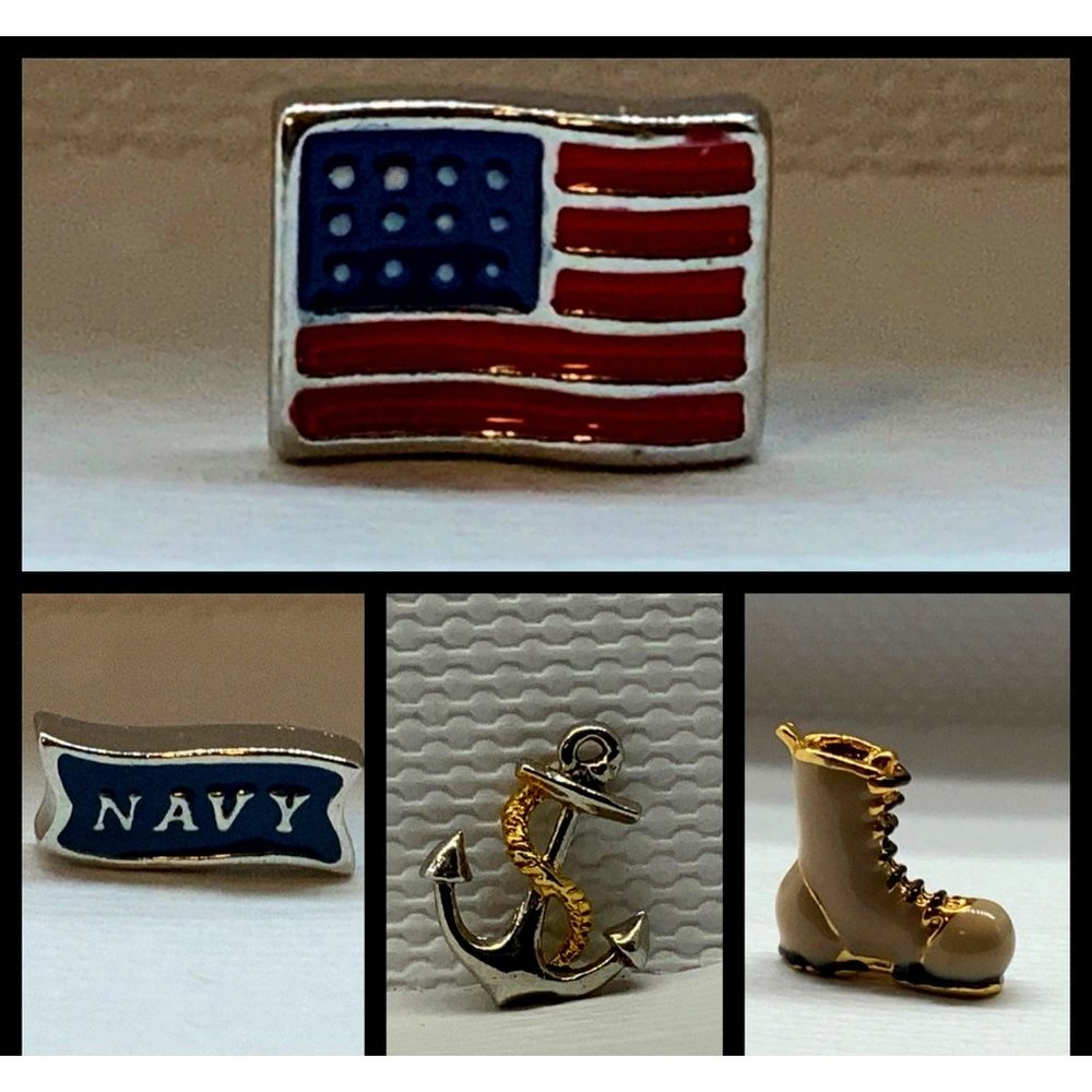 Origami Owl Military Theme (Navy)